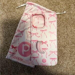 Loopy Case Pink Bows 14 Pro Max